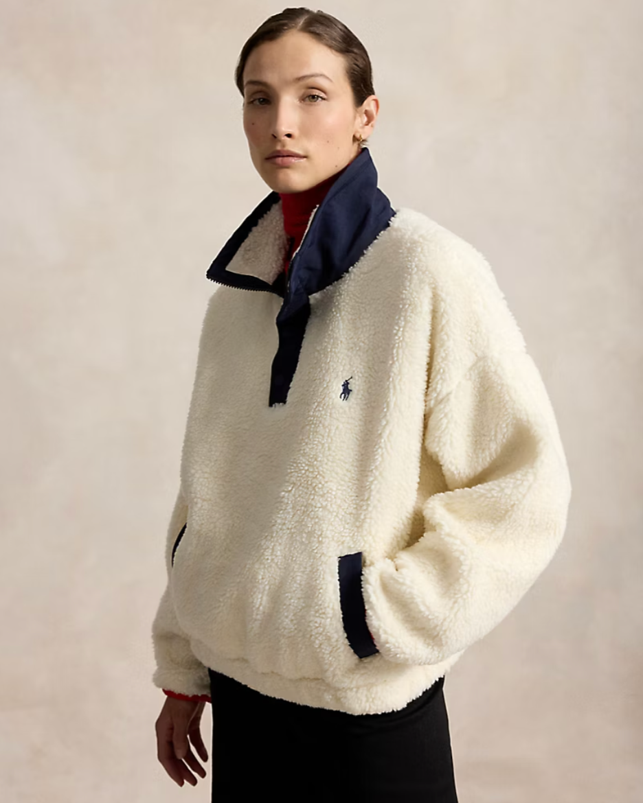Polo Bear Fleece Funnelneck