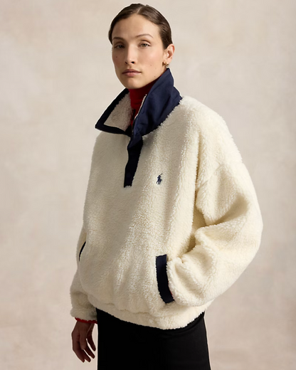 Polo Bear Fleece Funnelneck